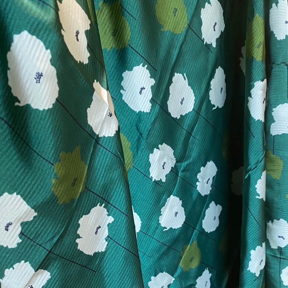 1.25m Viscose Satin Fabric Designer Deadstock